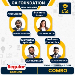 CA Foundation Live @ Home  New Syllabus Combo Complete Full Lectures : Live Online Classes