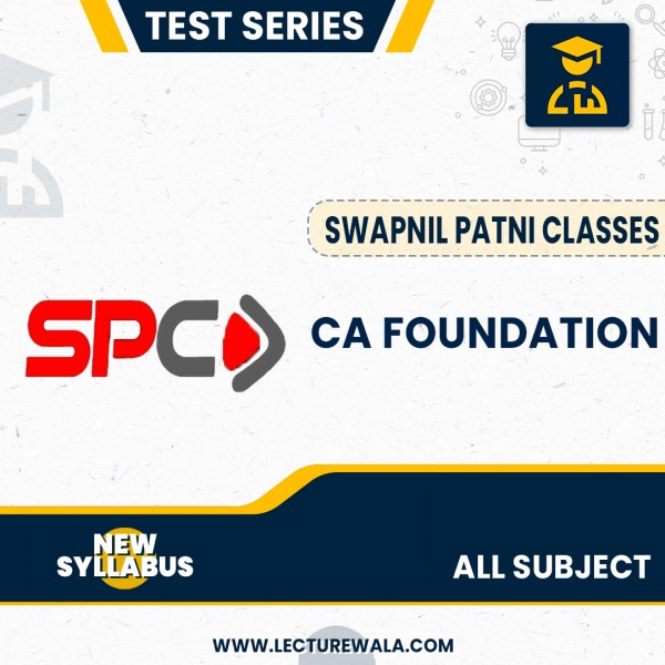 CA FOUNDATION NEW SYLLABUS Combo Complete CA FOUNDATION Test Series By SPC: Test Serise