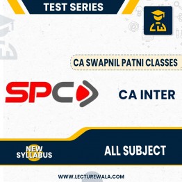 CA INTER All Sunject Test serise by SPC
