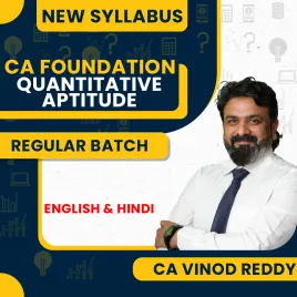 CA Vinod Reddy Quantitative Aptitude Regular Online Classes For CA Foundation: Pen drive / Google drive. CA Vinod Reddy Quantitative Aptitude Regular Online Classes For CA Foundation: Pen drive / Google drive.