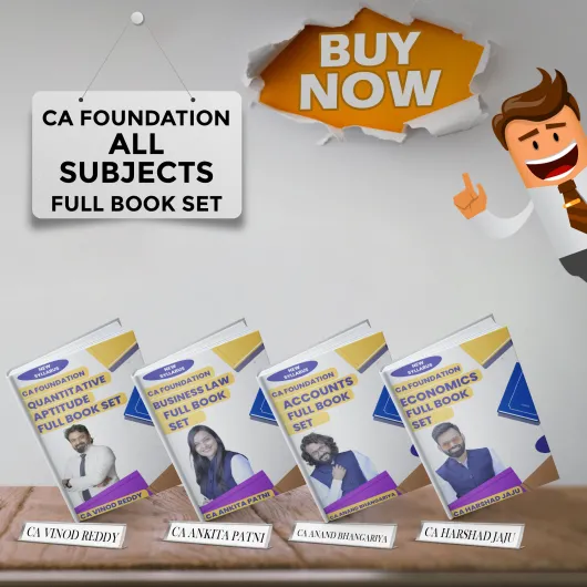 Swapnil Patni Classes All Subjects Full Book Set For CA Foundation: Study Material