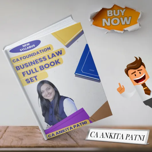 CA Ankita Patni Business Law Full Book Set CA Foundation: Study Material