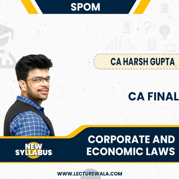 CA Harsh Gupta Law Self Placed Online Module For CA Final: Online Classs
