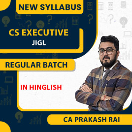 CS Executive New Syllabus Jurisprudence, Interpretation & General Laws Regular course By CA Prakash Rai :Pen Drive / Online Lectures CS Executive New Syllabus Jurisprudence, Interpretation & General Laws Regular course By CA Prakash Rai :Pen Drive / Online Lectures