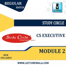 CS Executive Module -2 Combo Regular Course : Video Lecture + Study Material By study circle (For June 2023)