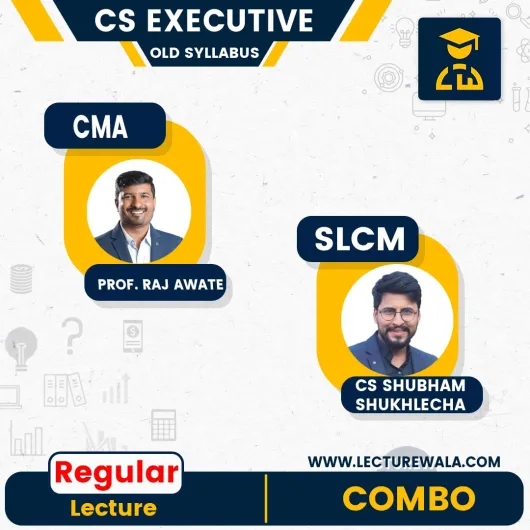 CS Executive Combo SLCM + CMA by Inspire Academy : Pendrive/Online classes.