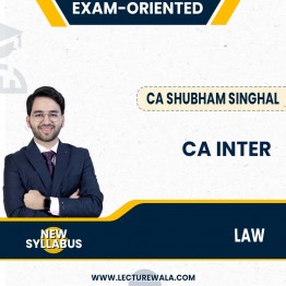 CA Shubham Singhal CA Inter Law
