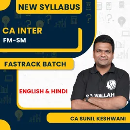 CA Intermediate Udesh Fastrack May 2026(Group 2) Financial and Strategic Management by Pw : Online Classes