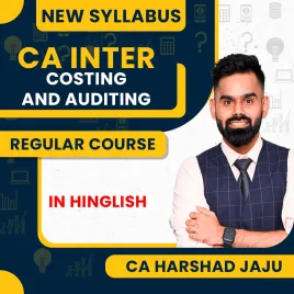 CA Harshad Jaju Cost & Management Accounting + Auditing and Ethics Regular Online Combo Classes For CA Inter CA Harshad Jaju Cost & Management Accounting + Auditing and Ethics Regular Online Combo Classes For CA Inter