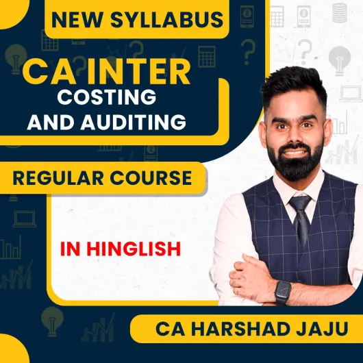 CA Harshad Jaju Cost & Management Accounting + Auditing and Ethics Regular Online Combo Classes For CA Inter