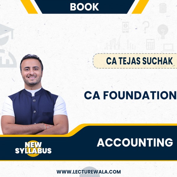 CA Tejas Suchak Accounting Book Set For CA Foundation: Study Material