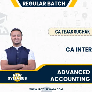 CA Tejas Suchak Advanced Accounting Regular Online Classes For CA Inter: Online Classes CA Tejas Suchak Advanced Accounting Regular Online Classes For CA Inter: Online Classes