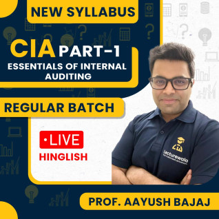 CIA Part 1 : Essentials of Internal Auditing Regular Course By Ayush Bajaj