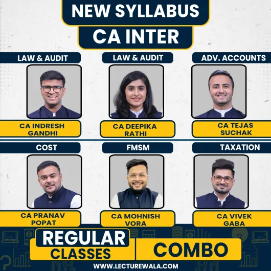 CA Inter New Syllabus Both Group Live With Backcup Regular Btach By Ultimate ca : Online Classes