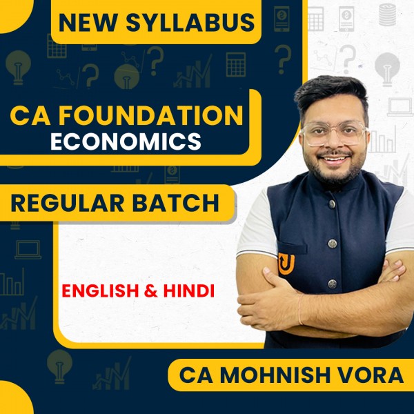 CA Mohnish Vora Business Economics Regular Online Classes For CA Foundation: Google Drive Classes