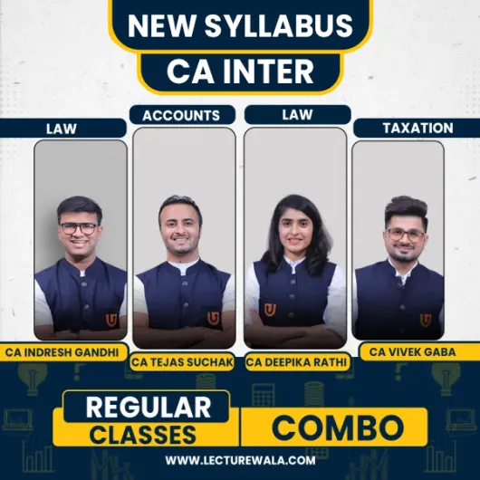 CA Inter New Syllabus Group - 1 Live With Backcup Regular Btach By Ultimate ca : Online Classes