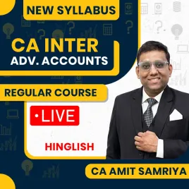 CA Amit Samriya Advnaved Accounting Regular Online Classes For CA Inter 