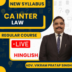 Adv. Vikram Pratap Singh Corporate & Other Law Regular Online Classes For CA Inter 