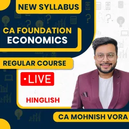 CA Foundation Economics Regular Detailed Batch By CA CA Mohnish Vora