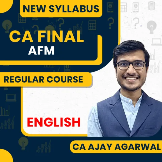 CA Ajay Agarwal Advanced Financial Management Regular Full English Course For CA Final