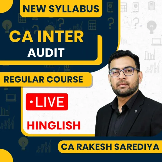 CA INTER NEW SYLLABUS GROUP Auditing and Ethics Full Lectures By CA Rakesh Sarediya