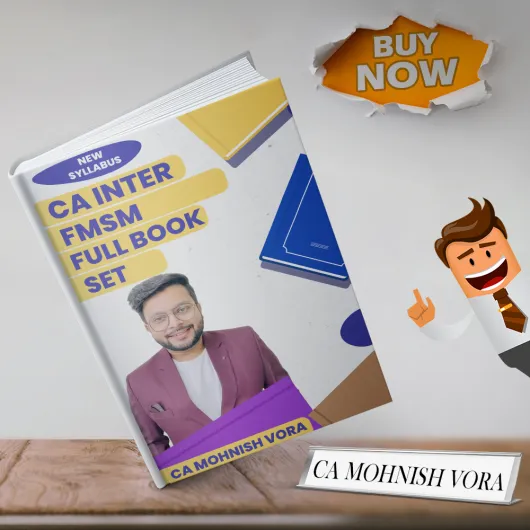 Combo 7 Books All Books of FM & SM By CA Mohnish Vora For CA Inter