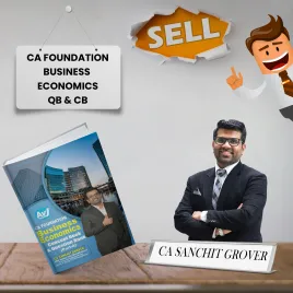 CA Sanchit Grover Business Economics Question Book &amp; Concept Book part 1 For CA Foundation: Study Material