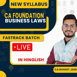 CA Rohhit Jain Business Laws Fastrack Online Classes For CA Foundation