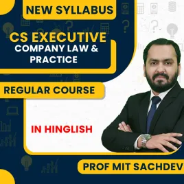Prof Mit Sachdev Company Law Regular Online Classes For CS Executive