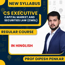 Prof Dipesh Penkar Capital Market and Securities Laws Regular Online Classes For CS Executive