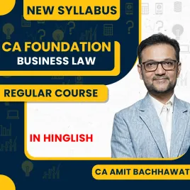 CA Amit Bachhawat Business Law Regular Batch For CA Foundation 