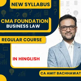 CA Amit Bachhawat Law Regular Batch For CMA Foundation 