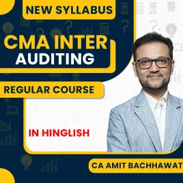 CMA Inter New Syllabus Audit Regular Course By Amit Bachhawat : Pen Drive / Live Online Classes
