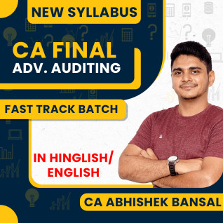CA Abhishek Bansal Advanced Auditing & Professional Ethics Exam Oriented Classes In English For CA Final : Online Classes