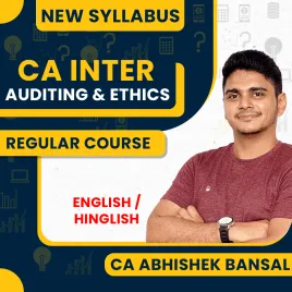 CA Abhishek Bansal Auditing and Ethics Regular Classes In English &amp; Hinglish For CA Inter : Online Classes