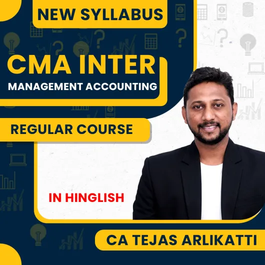 CA Tejas Arlikatti Management Accounting Regular Classes For CMA Inter Online Classes