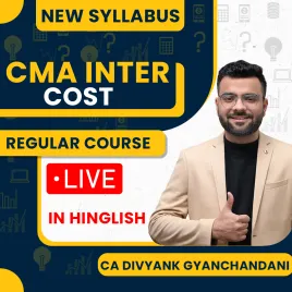 CMA Inter Cost Accounting Group 1 Regular Batch New Syllabus By CA Divyank Gyanchandani