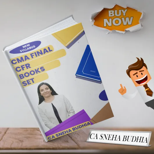 CMA Final CFR Books Set By CA Sneha Budhia 