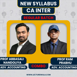 CA Inter Advanced Accounting(Incl. AS) Full Course By J.K.Shah Classes - Prof Ram Prabhu, Prof Abbasali Nandoliya