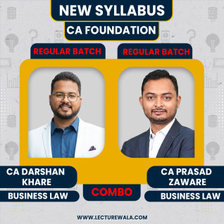 CA Foundation Law Regular Classes By CA Darshan Khare & CA Prasad Zaware