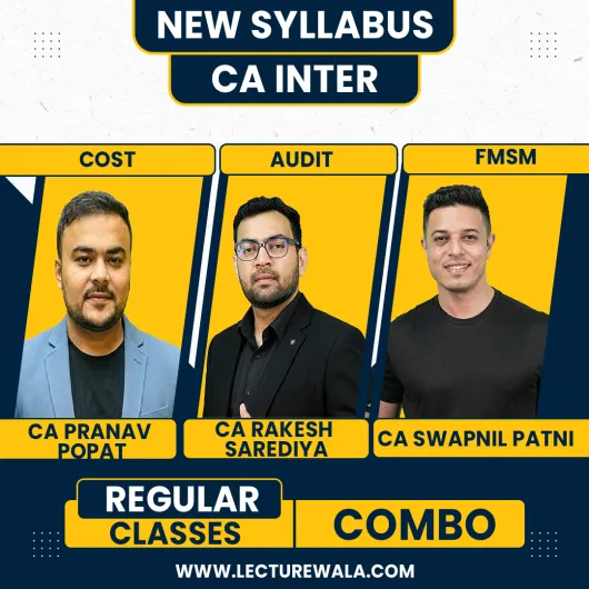 CA Inter Group 2 Combo Regular Online Classes For Sep 2026 & Jan 2027