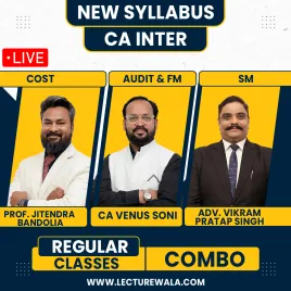 CA inter Group 2 Live &amp; Regular Batch Combo By Samriya Classes : Online Classes
