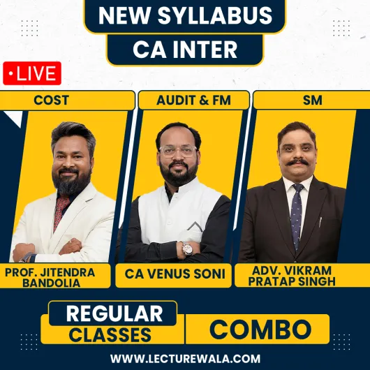 CA inter Group 2 Live & Regular Batch Combo By Samriya Classes : Online Classes
