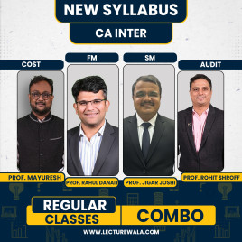 CA inter Group 2 Combo (Audit and Ethics , FM-SM, And Cositng) By JK Shah Online : Online Classes
