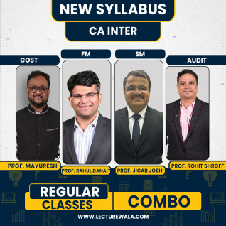CA inter Group 2 Combo (Audit and Ethics , FM-SM, And Cositng) By JK Shah Online : Online Classes