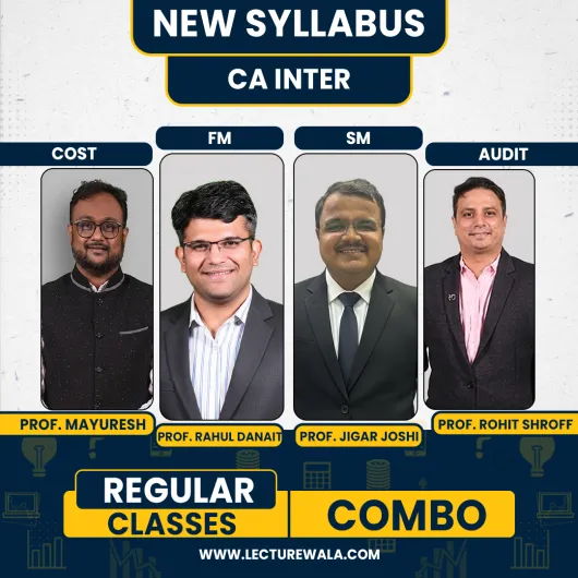 CA inter Group 2 Combo (Audit and Ethics , FM-SM, And Cositng) By JK Shah Online : Online Classes