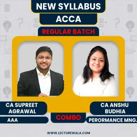 CA Supreet Agrawal Audit and Assurance &amp; CA Anshu Budhia Performance Management Regular Combo Classes For ACCA 2026 Exam