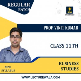 CLASS 11th Business Studies Regular Course By Prof. Vinit Kumar: Pendrive / Online Classes.