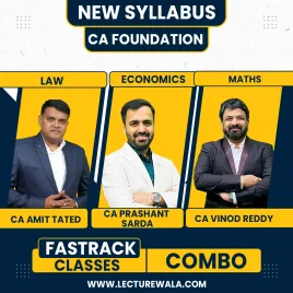 CA Amit Tated Law CA Prashant Sarda Business Economics And CA Vinod Reddy Maths Combo Comprehensive Revision Batch Online Classes For CA Foundation New Syllabus CA Amit Tated Law CA Prashant Sarda Business Economics And CA Vinod Reddy Maths Combo Comprehensive Revision Batch Online Classes For CA Foundation New Syllabus