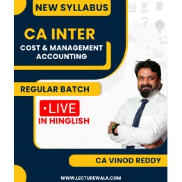 CA Vinod Reddy CA Inter Cost and Management Accounting